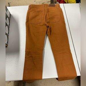 Burnt orange Madewell jeans